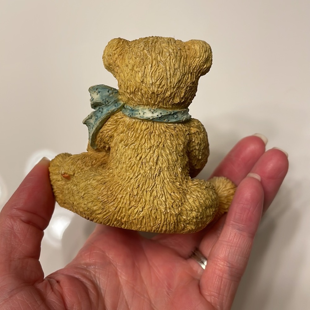 Vintage 1991 Cherished Teddies Friends come in all sizes figurine - Picture 4 of 6